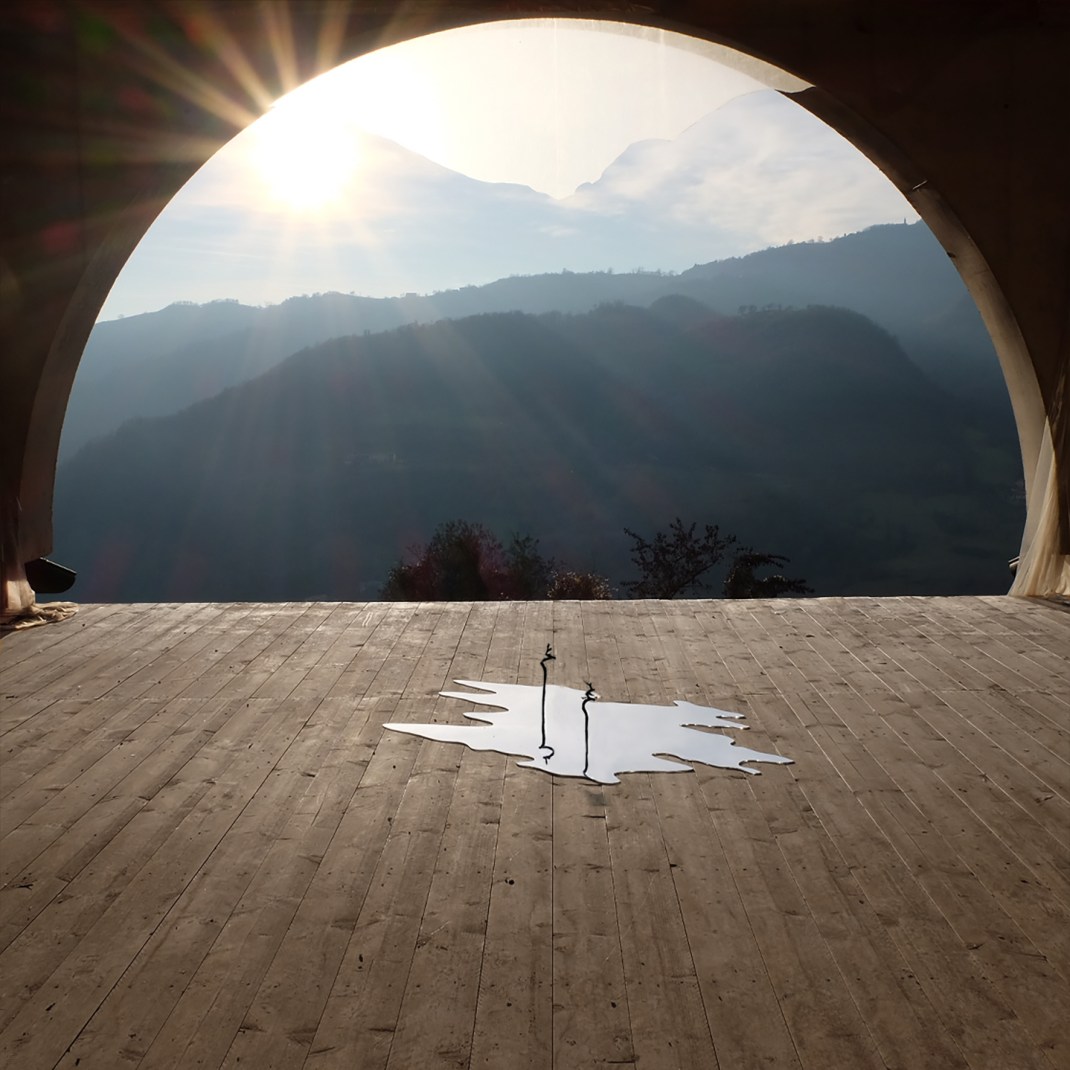 Floating Fortunes / Mirror, Lucky Bamboo / 165 x 100 x 20 cm